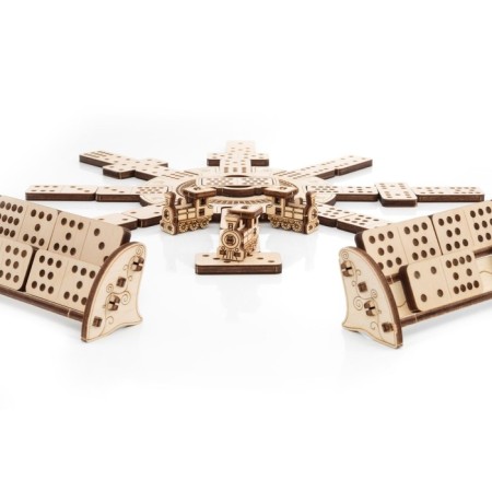 Board game 3D dominoes "Mexican train" EWA-10