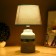 Board lamp 16838/1bl E14 40W gray-blue 20x20x34 cm Risalux