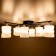 Ceiling chandelier Citilux "NILS" CL132185, 8x60W, E27, Black Color Black