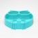 Limit feeding bowl 16 x 15 x 3 cm, blue