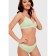 Women's bracket claris, size XS, light green color