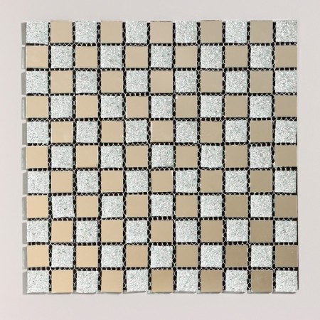 Self -adhesive panel 30*30cm mosaic cage gray