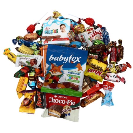 New Year. Gift set of sweets "Masha and the bear, 1000 g-5
