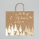 Package Gift Crafts Snow, 32 x 28 x 15 cm, New Year