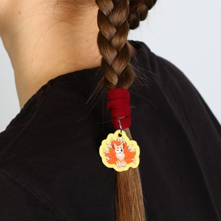 Hair gum "Chibi fox", anime, d = 4 cm-3