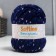 Yarn 60% acrylic, 30% cashmere, 10% silk "spring" 50 g 80 m color 35 dark blue