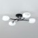 Ceiling chandelier Citilux "Florida" CL148145, 65.5x51x14.5 cm, 4x60W, E14, Black Color Black