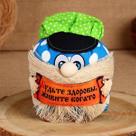 Brownie Gosh "Be healthy, live rich", in a cap, 16 x 12 cm, mix