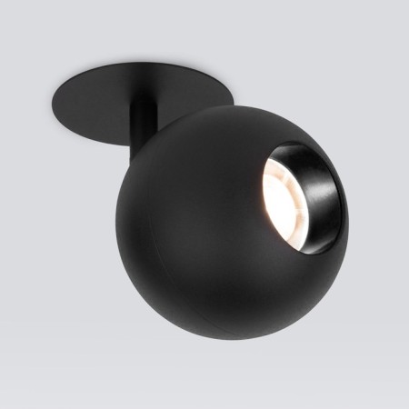 Lamp Ceiling accent Elektrostandard, Ball LED 12 W, 100X100X192 mm, IP20, black color-3