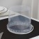 The plastic disposable container, 1 l, the color is transparent