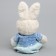 Soft toy "Little Friend", bunny in a blue dress