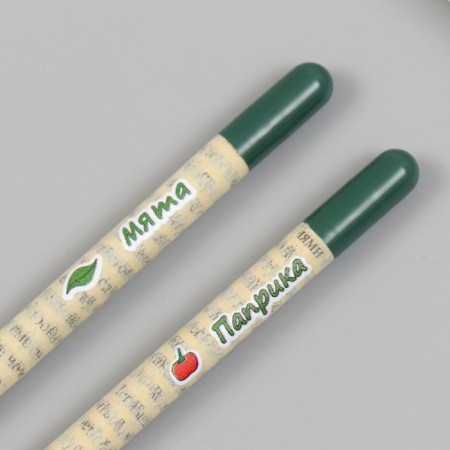Growing gift pencils Mini "Mint and Paprika" set 2 pcs-4