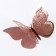 Set for decorating "butterflies" with patterns, set 12 pcs, color pink gold