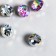 Buttons Plastic for creativity 1 Process "Ball Golography. Lilac" set 12 pcs d = 1.2 cm