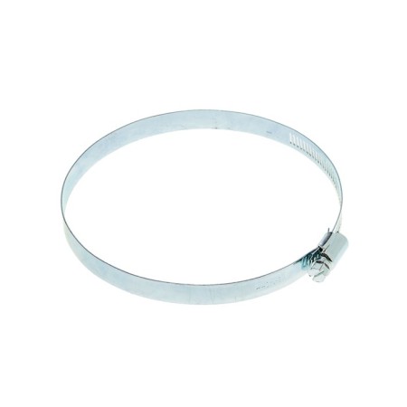 Chervyeric zein clamp, end-to-end carriage, diameter 118-140 mm, width 12.7 mm, galvanized