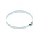Chervyeric zein clamp, end-to-end carriage, diameter 118-140 mm, width 12.7 mm, galvanized
