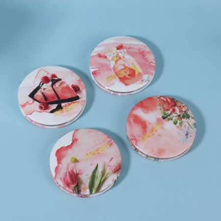 Folding mirror “Beauty”, with an increase, d 7 cm, MIX drawing-4