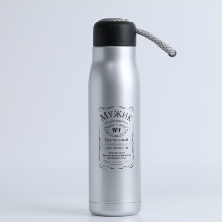 Thermos, 600 ml, traveller "man No. 1", retains heat 10 h 26 x 7 cm