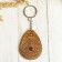 The keychain "Lord has mercy", with amber, a drop, birch bark