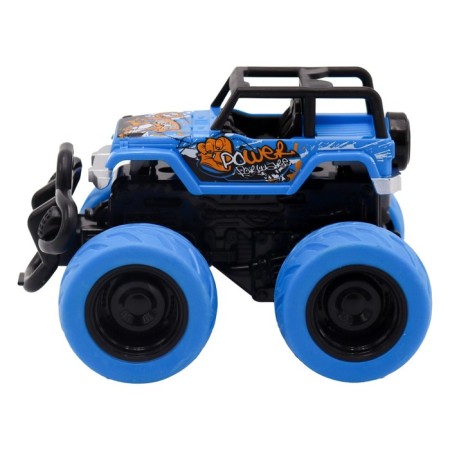 Friction Funky Toys "Safari", with a crash effect, 4x4, blue color-2