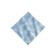 Curtain on the Azure tape, size 145x270 cm, blue color