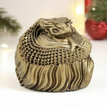 Figure "Snake Predator" Bronze, 8x7x7cm-2