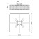 Ceiling light Escada, 2117/4. 4x40W, e27, 500x500x165 mm, color gold