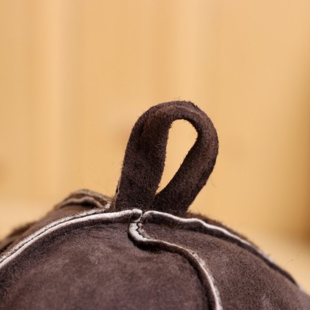 Bath cap of sheepskin "Tymak"-1