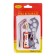 Set for bicycle 3 in 1: repair kit, bicycle key, bag