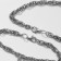 Bracelets "Demetrons" he and she, the color of black silver, l = 17 cm