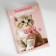 Set: Block-coloring A6, tracker of habits and wax crayons "kitten"