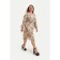 Women's dress with a cut Mist Plus-Size, size 56, beige color