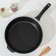 Pan, d = 28 cm, plastic handle, anti -stick coating, dark marble color