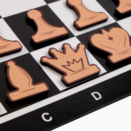 Demonstration chess 40 x 40 cm "Game time" on a magnetic board, 32 pcs, black-3