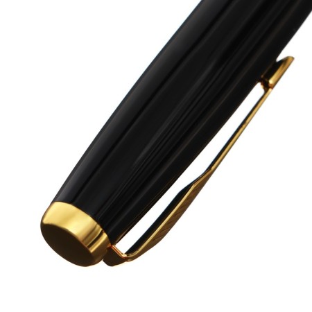 Gift handle, feathers, in the leatherette case, VIP, black body-9