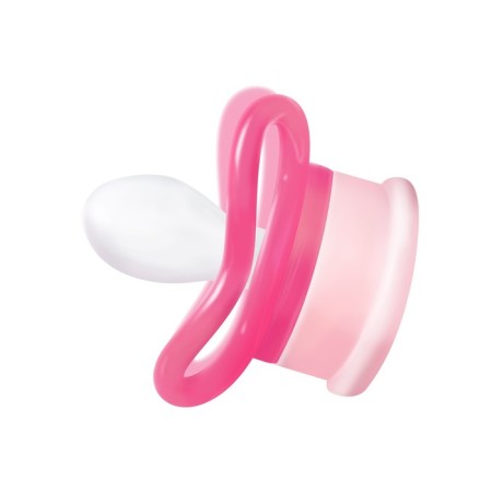 Nipple - silicone dummy Mepsi anatomical 6+ month, pink-3