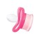 Nipple - silicone dummy Mepsi anatomical 6+ month, pink