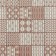 Bathroom mat “Transfiguration”, width 80 cm, roll 15 m, brown color