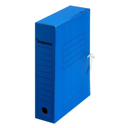 Archival folder with caligrata ties, micro -fraud, 70 mm, up to 700 l, blue-5