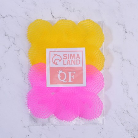 Brush - head washing massage, 7.5 × 7.5 × 3.5 cm, packing 12 pcs, color mix-8