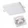 Lamp built -in Novotech. Mon, 12W, LED, 30x120x120 mm, white color