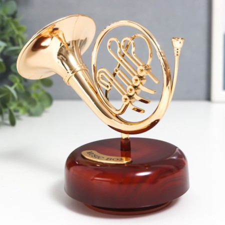 Musical Mechanical Souvenir "Valtorna" 9.5x15x15 cm-2