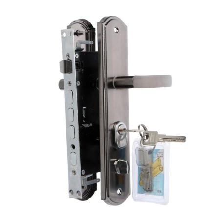 A set of lock for the Chinese door R2L, C C/M, with handles, left