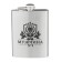 Flaw for alcohol "man No. 1", stainless steel, gift, 240 ml, 8 oz