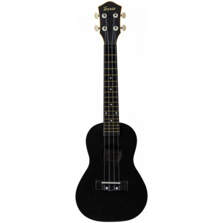 Terris Pluc -23 bk Ukulelet - concert, upper deck of linden, plastic housing, black color