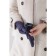 Female gloves, size 8, without insulation, blue color