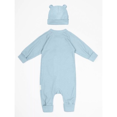 Children's overalls with a fashion cap, height 56 ​​cm, blue color-6