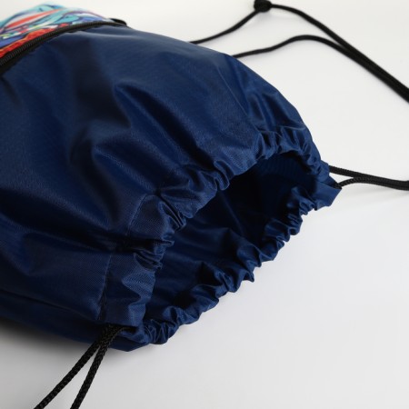 Bag for shoes on the lace, blue color-2