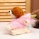 Soft toy "Dog", in a suit of a unicorn, 18 cm, pink color