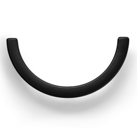 Cappio staple pen is a semicircle, aluminum, m/o 96 mm, black color-2